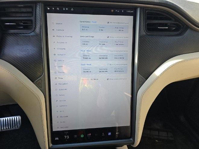 used 2018 Tesla Model X car, priced at $23,487