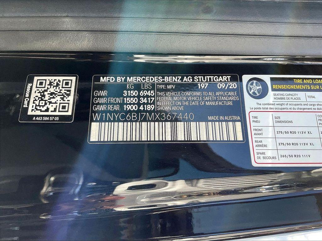 used 2021 Mercedes-Benz G-Class car, priced at $107,998