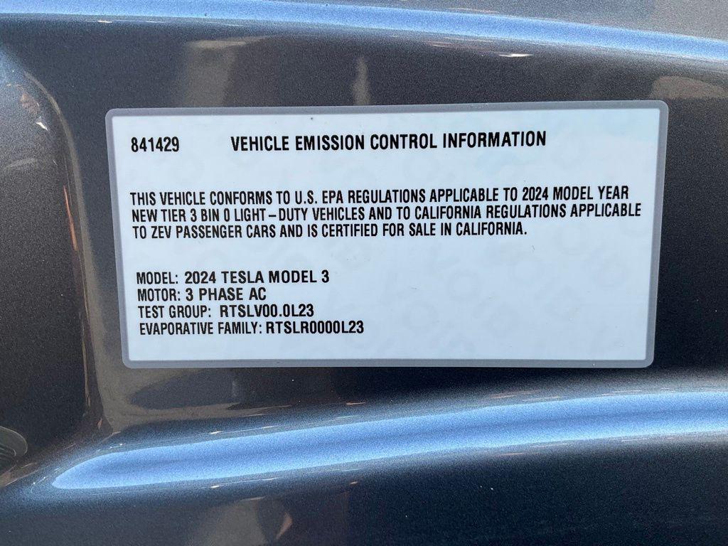 used 2024 Tesla Model 3 car, priced at $47,998