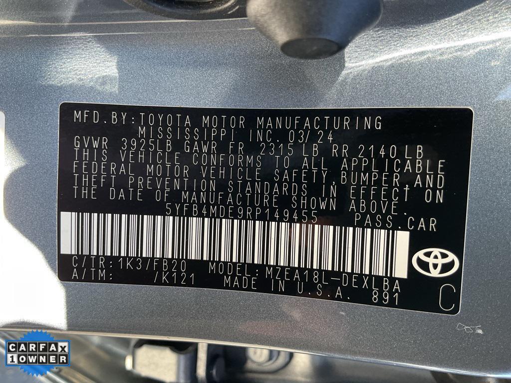 used 2024 Toyota Corolla car, priced at $18,900