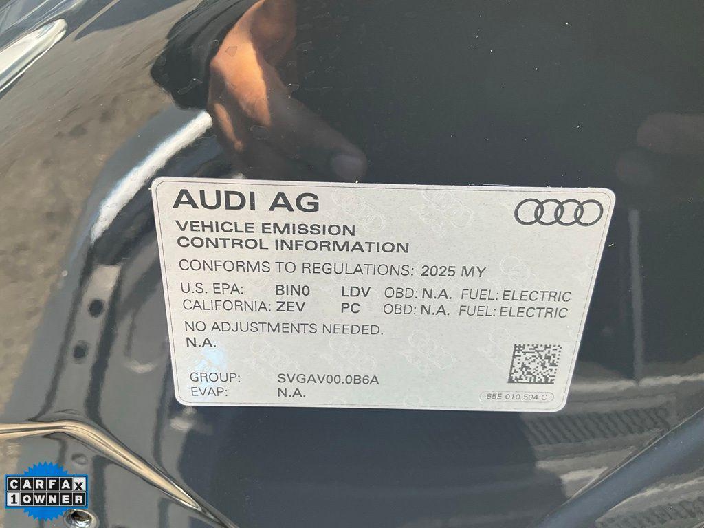 used 2025 Audi Q6 e-tron car, priced at $45,900