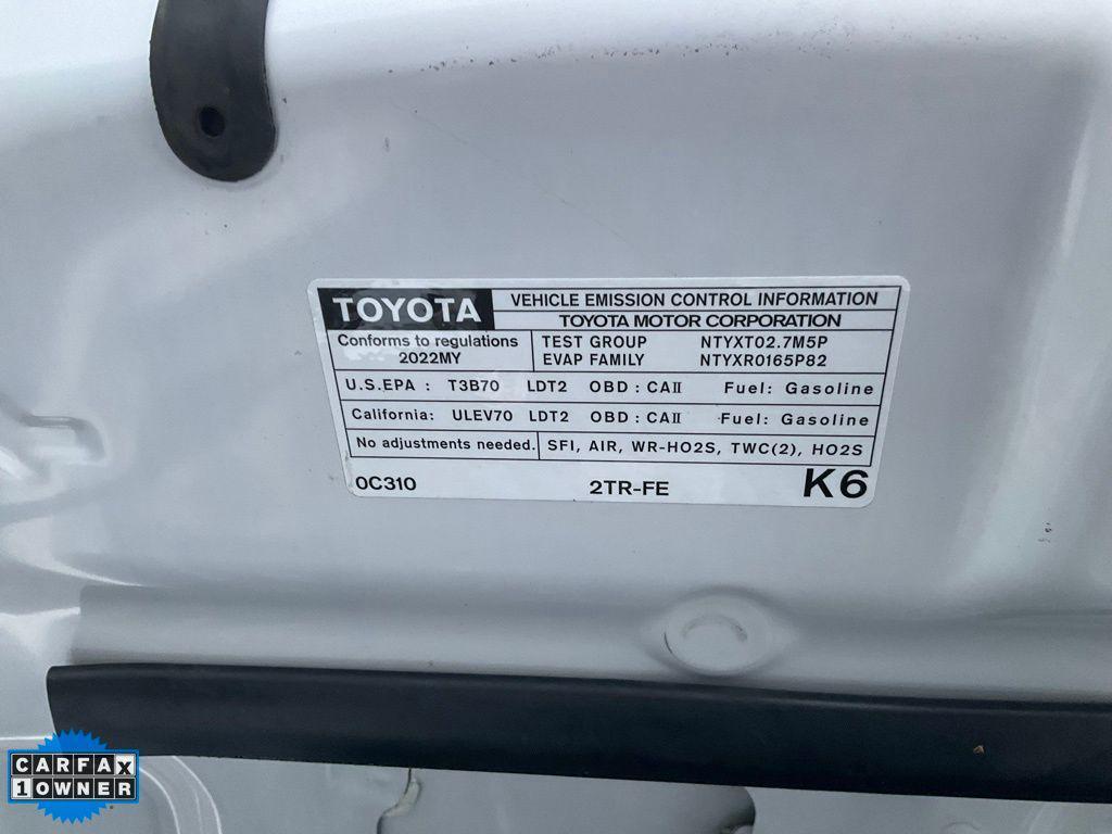 used 2022 Toyota Tacoma car, priced at $19,300