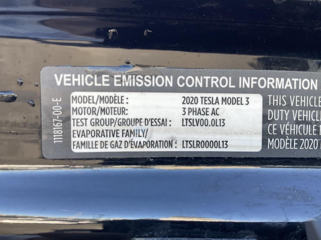 used 2020 Tesla Model 3 car, priced at $15,998