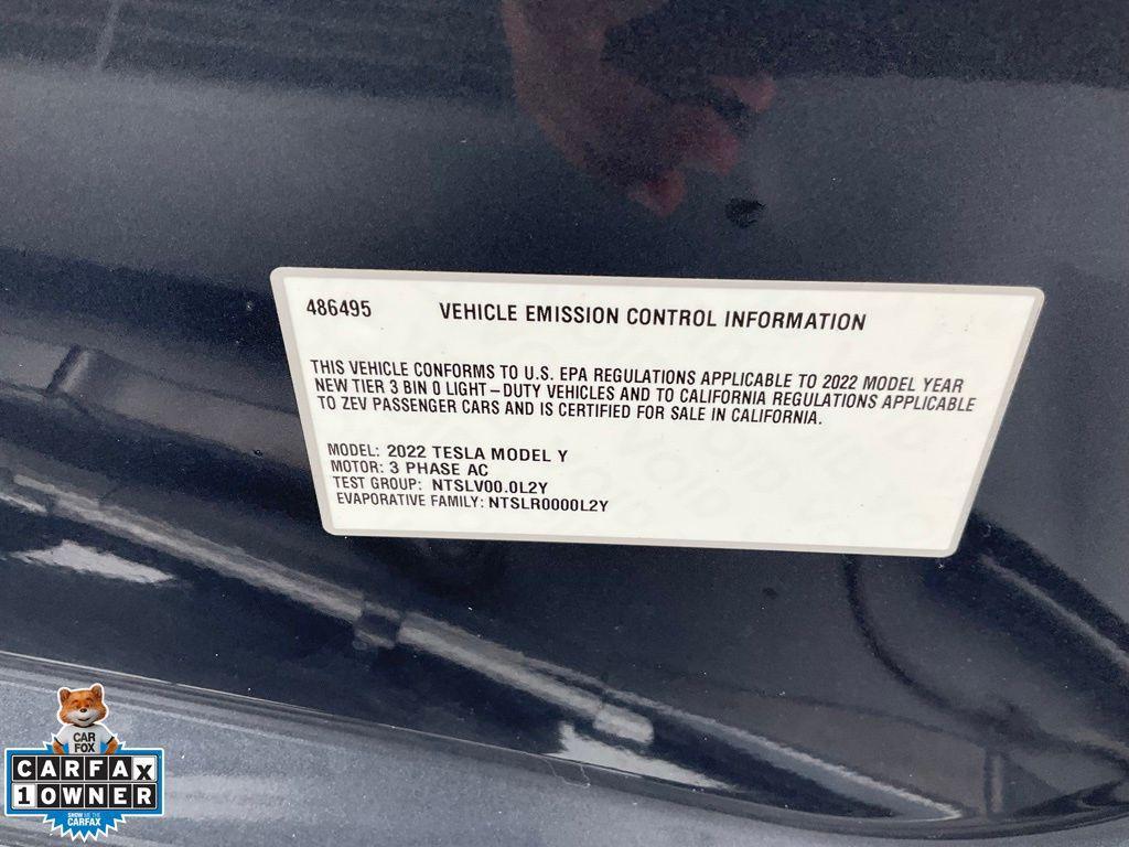 used 2022 Tesla Model Y car, priced at $26,998