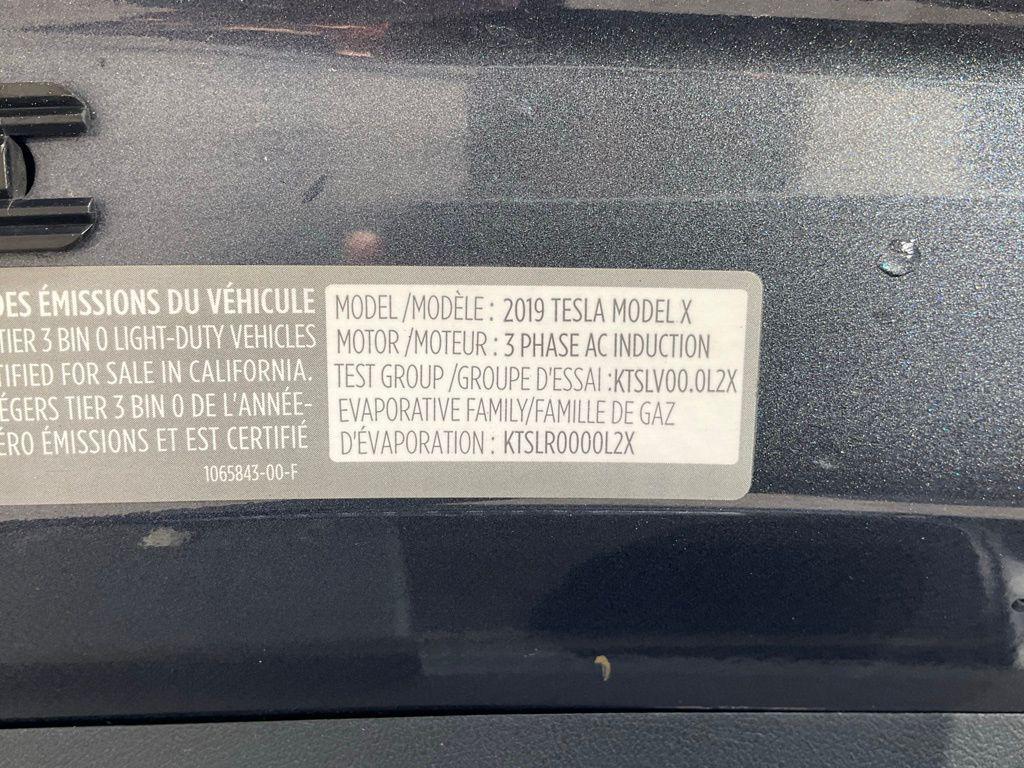 used 2019 Tesla Model X car, priced at $27,700