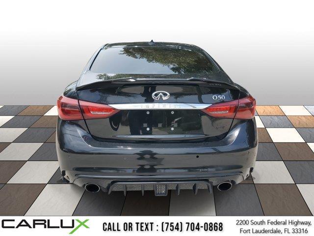 used 2021 INFINITI Q50 car, priced at $12,995