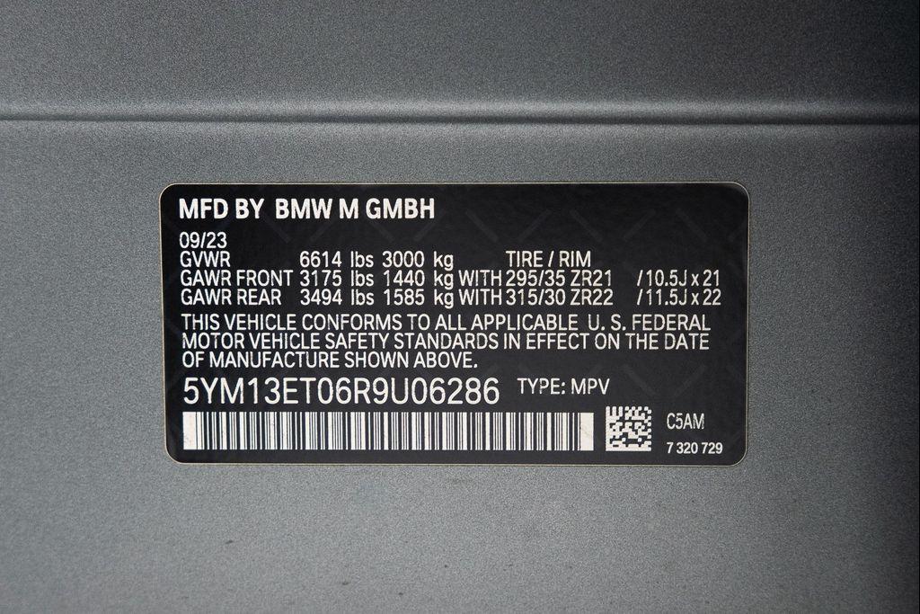 2024 Frozen Pure Grey Metallic BMW X5 M