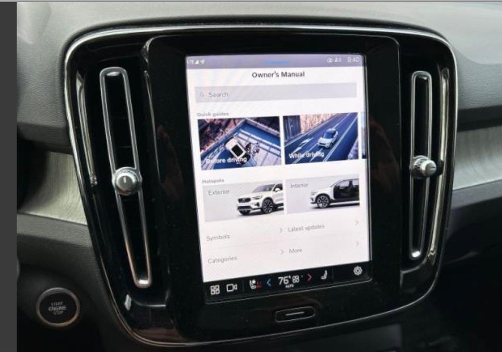 used 2023 Volvo XC40 car, priced at $31,500