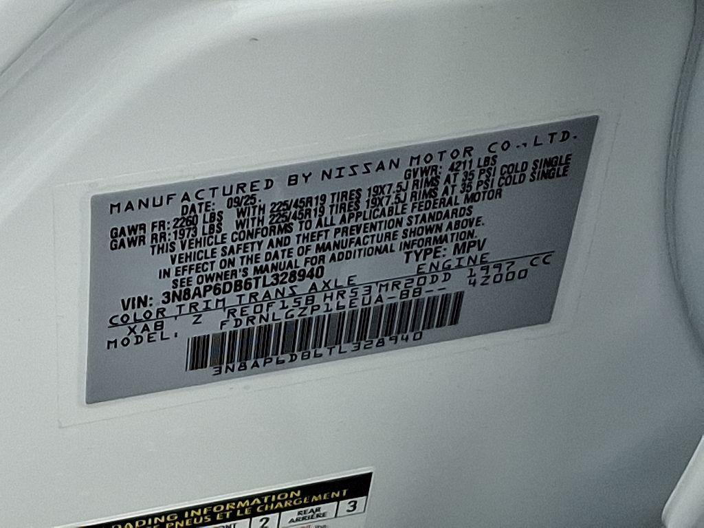 new 2026 Nissan Kicks car, priced at $32,280