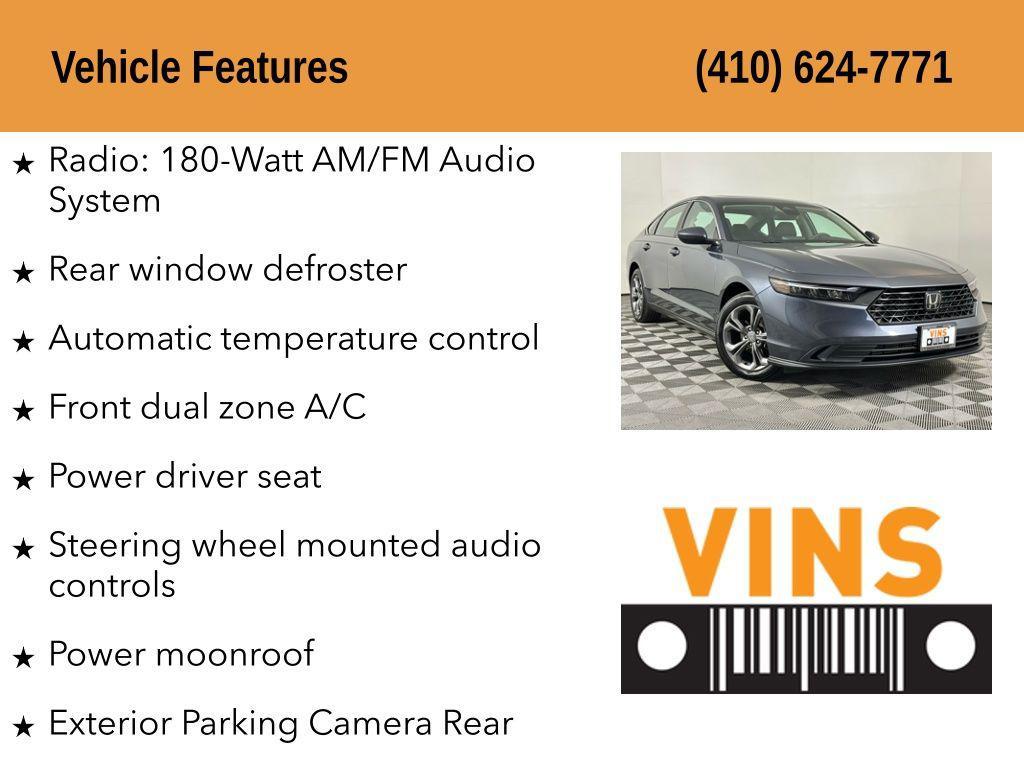 used 2024 Honda Accord car, priced at $25,700