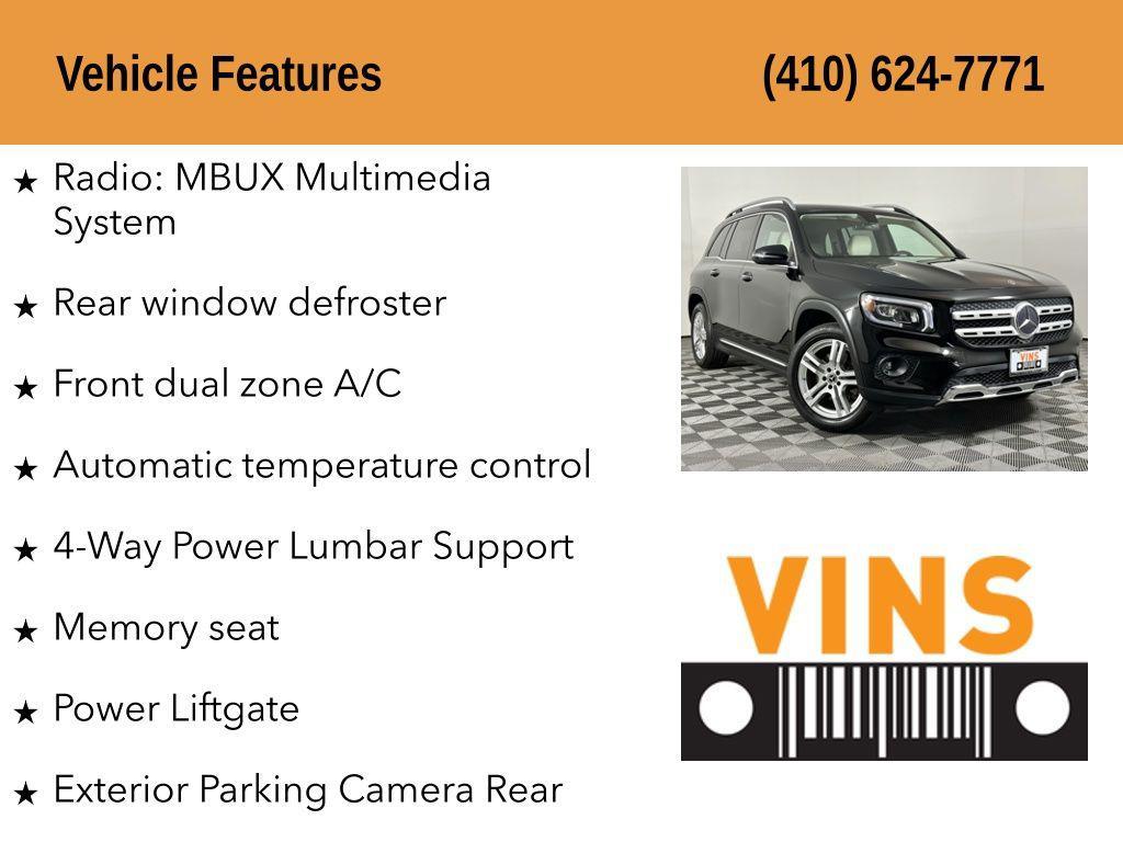used 2020 Mercedes-Benz GLB 250 car, priced at $23,980