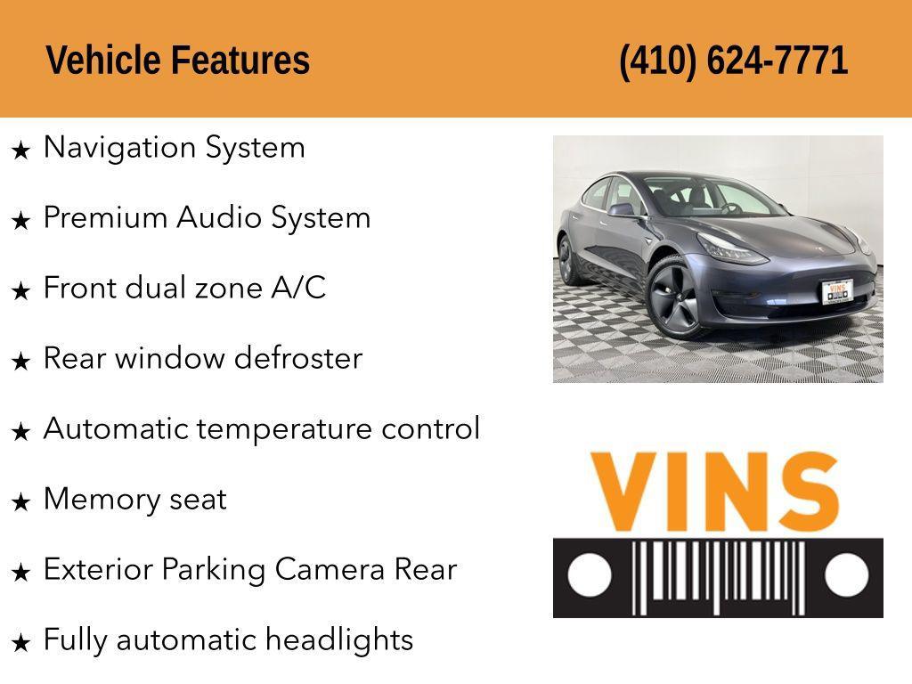 used 2019 Tesla Model 3 car, priced at $17,420