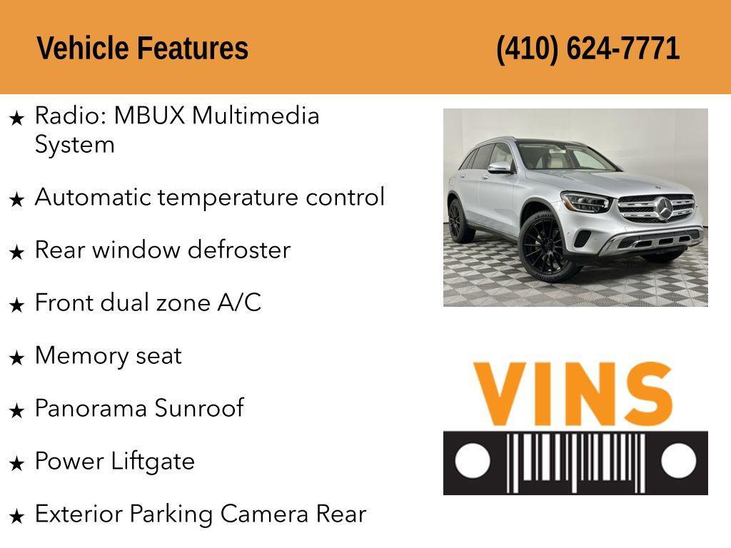 used 2020 Mercedes-Benz GLC 300 car, priced at $19,900