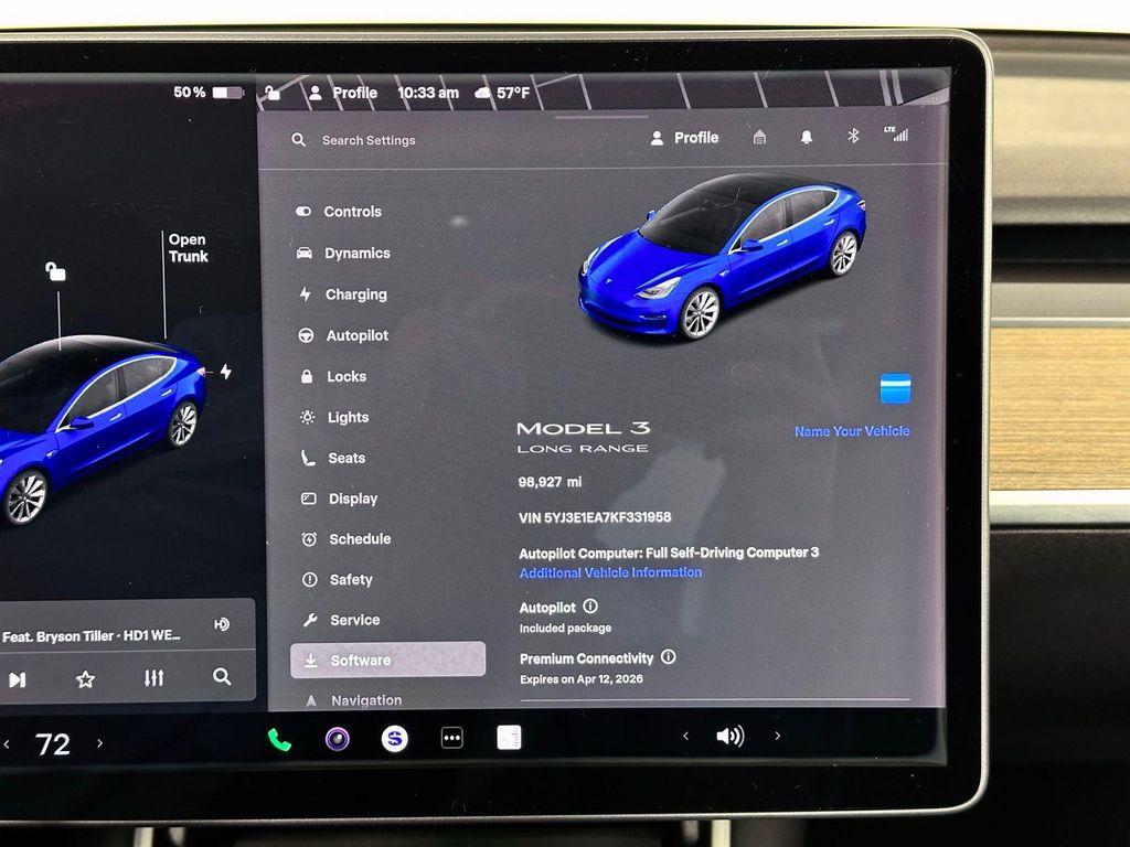 used 2019 Tesla Model 3 car, priced at $16,500