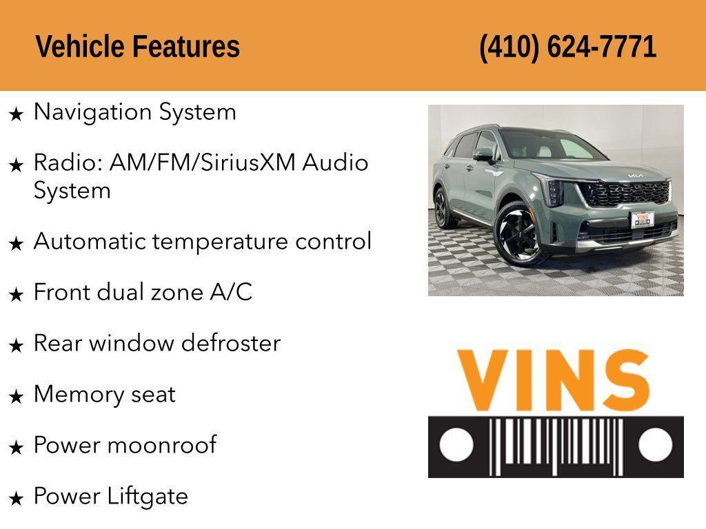 used 2025 Kia Sorento Hybrid car, priced at $34,980