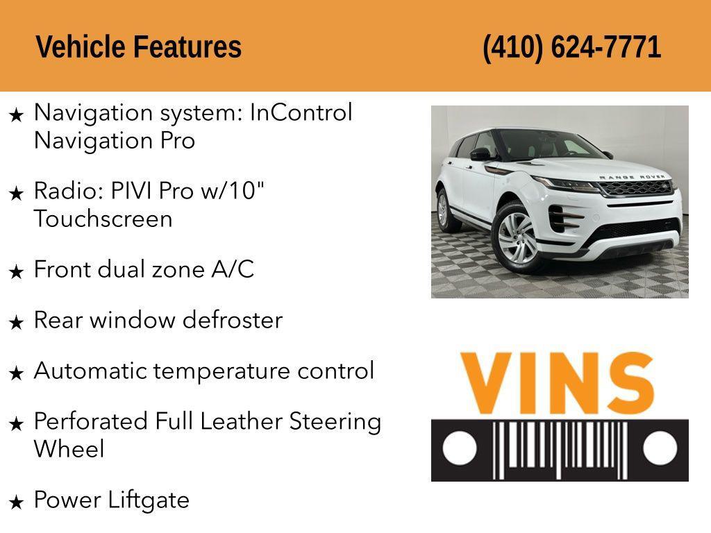 used 2023 Land Rover Range Rover Evoque car, priced at $31,500