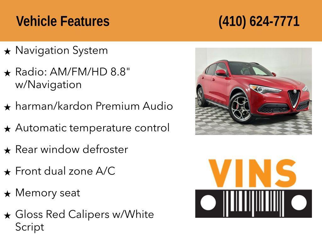 used 2022 Alfa Romeo Stelvio car, priced at $19,980