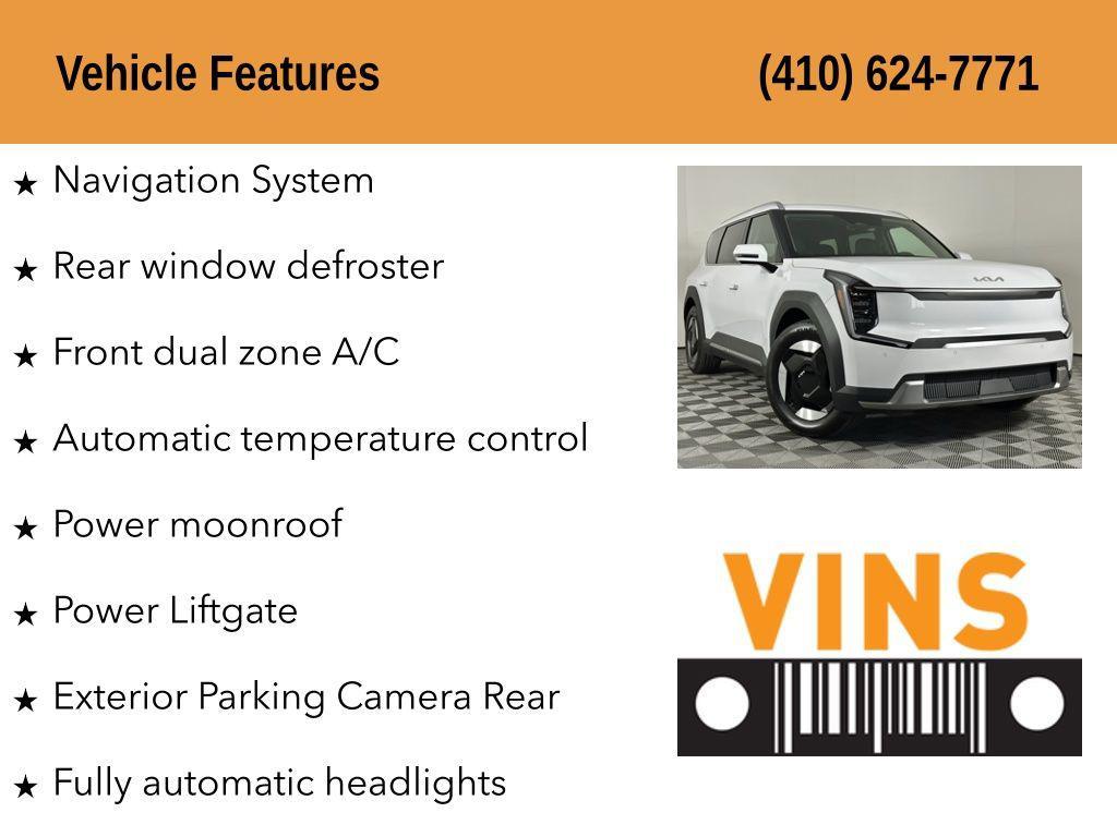 used 2025 Kia EV9 car, priced at $35,700