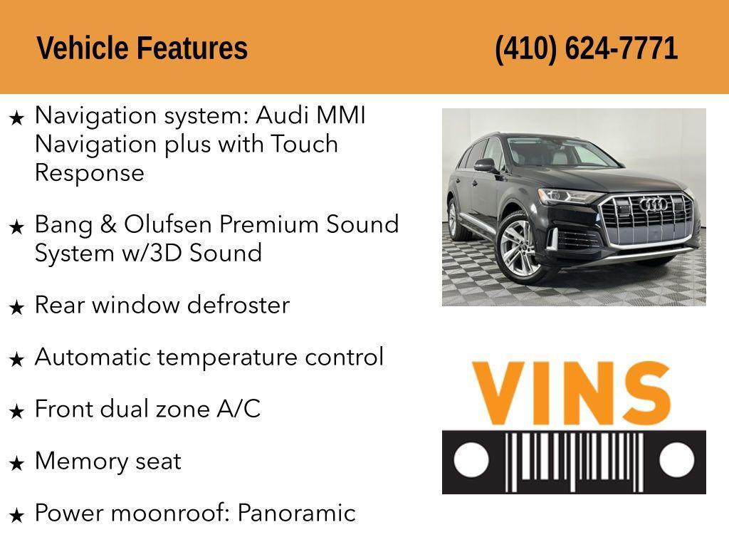 used 2023 Audi Q7 car, priced at $36,200