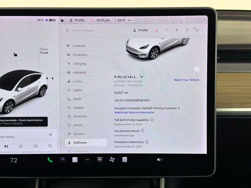 used 2021 Tesla Model Y car, priced at $23,980