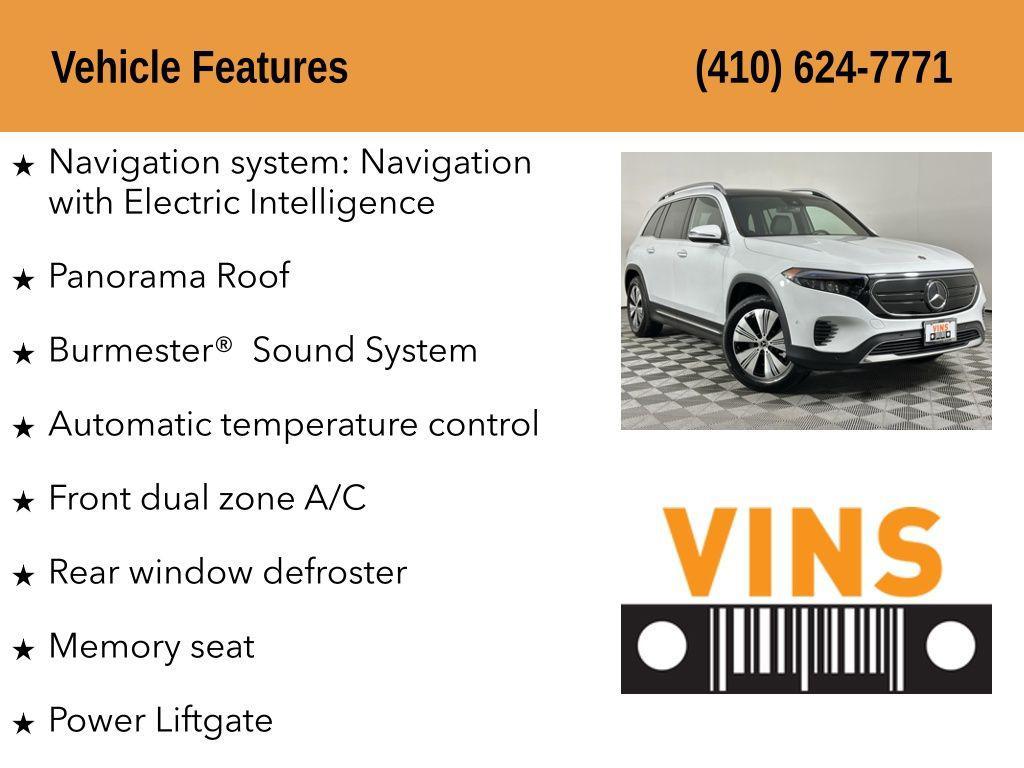 used 2023 Mercedes-Benz EQB 300 car, priced at $28,980