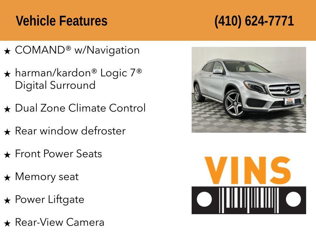 used 2015 Mercedes-Benz GLA-Class car, priced at $11,750
