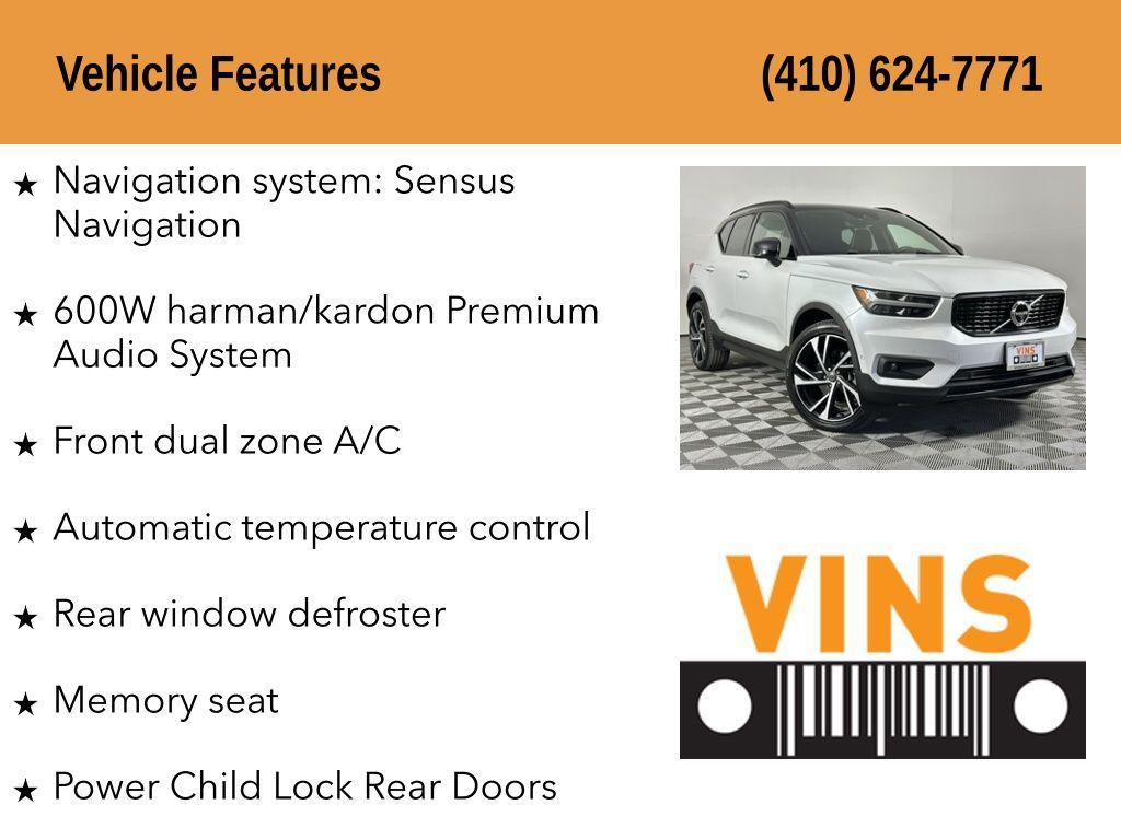 used 2019 Volvo XC40 car, priced at $21,786