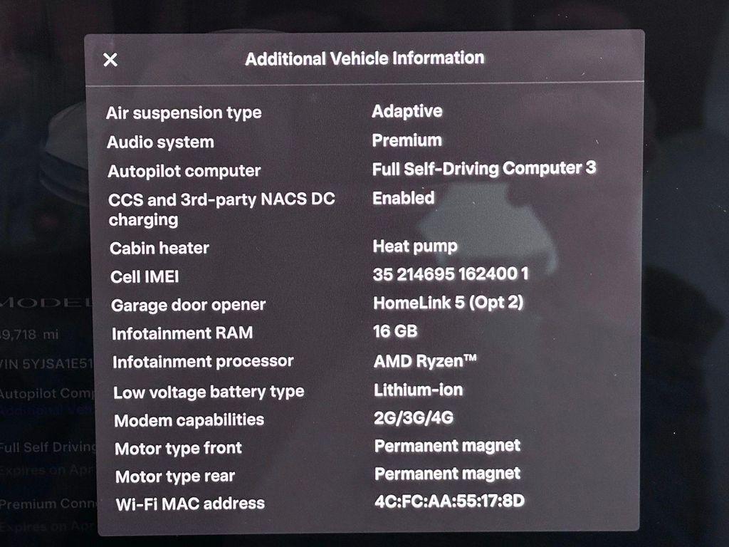 used 2022 Tesla Model S car, priced at $39,420