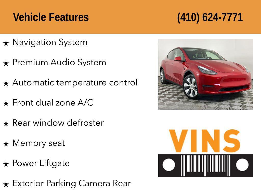 used 2021 Tesla Model Y car, priced at $24,670