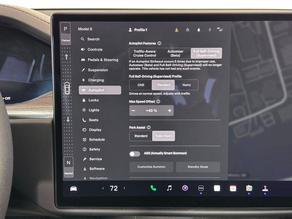 used 2021 Tesla Model S car, priced at $47,520