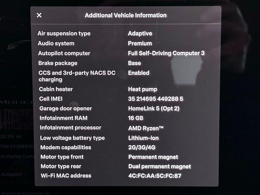 used 2023 Tesla Model S car, priced at $63,980