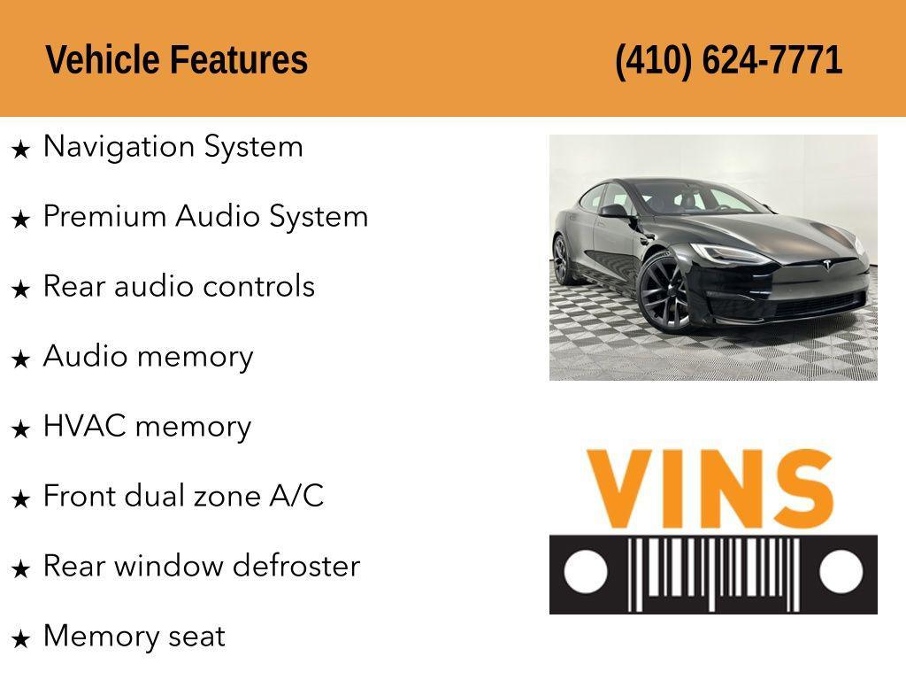 used 2023 Tesla Model S car, priced at $63,980