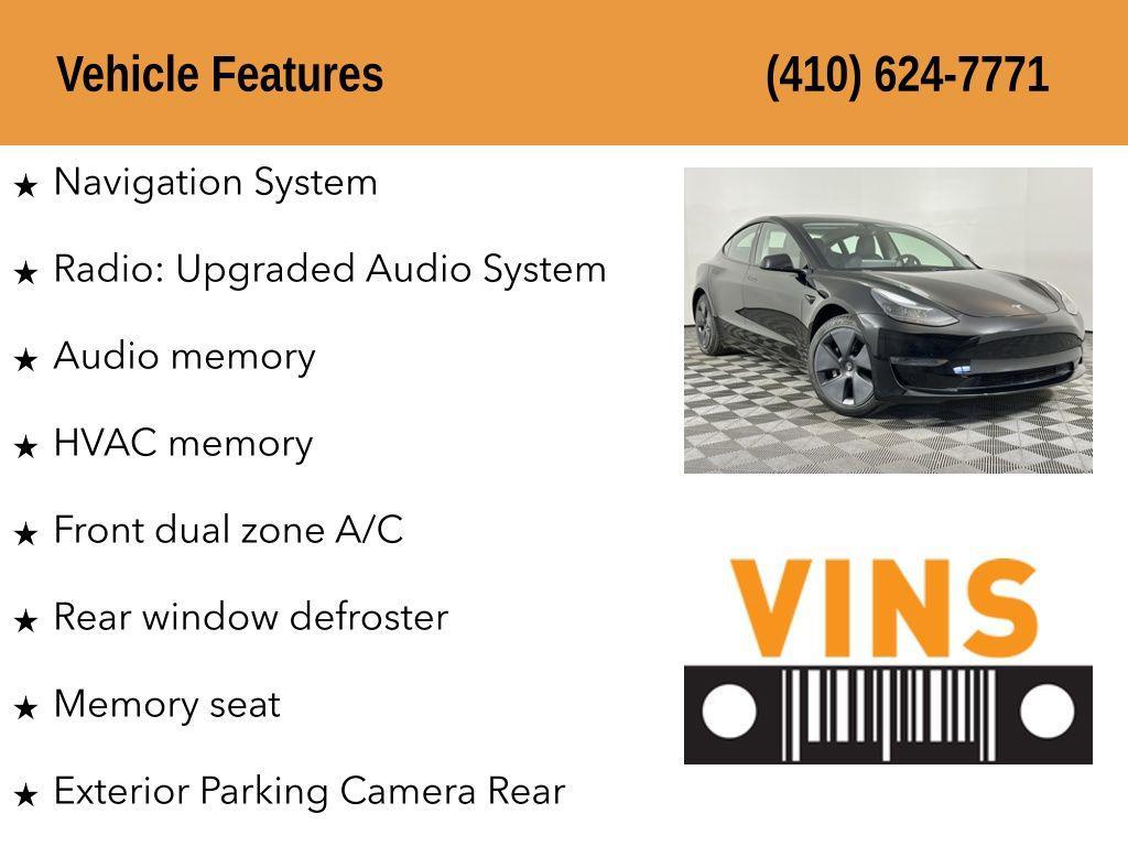 used 2023 Tesla Model 3 car, priced at $20,980