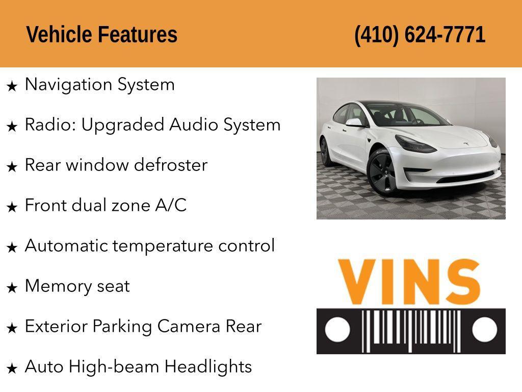 used 2021 Tesla Model 3 car, priced at $19,980