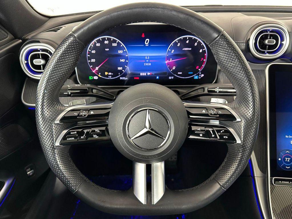 used 2023 Mercedes-Benz C-Class car, priced at $35,980