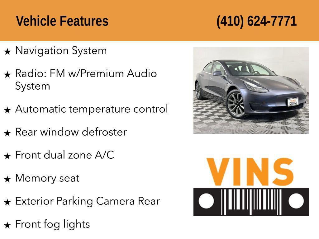 used 2018 Tesla Model 3 car, priced at $17,700