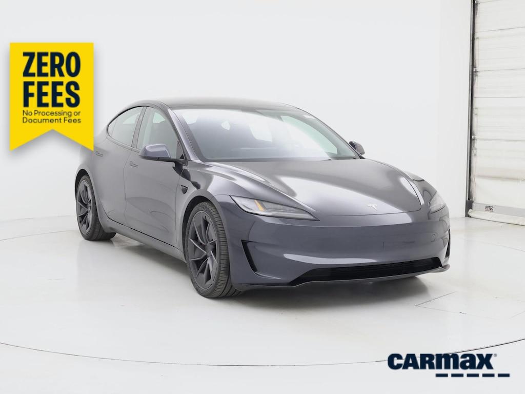 used 2025 Tesla Model 3 car, priced at $49,998