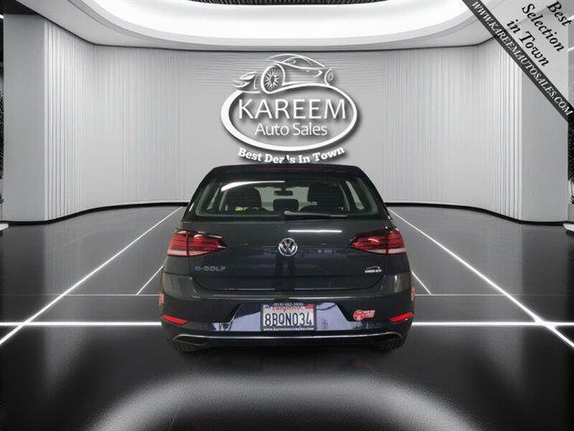 used 2017 Volkswagen e-Golf car, priced at $9,865