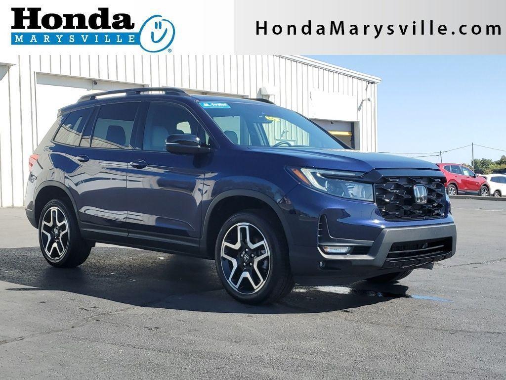 2023 Obsidian Blue Pearl Honda Passport
