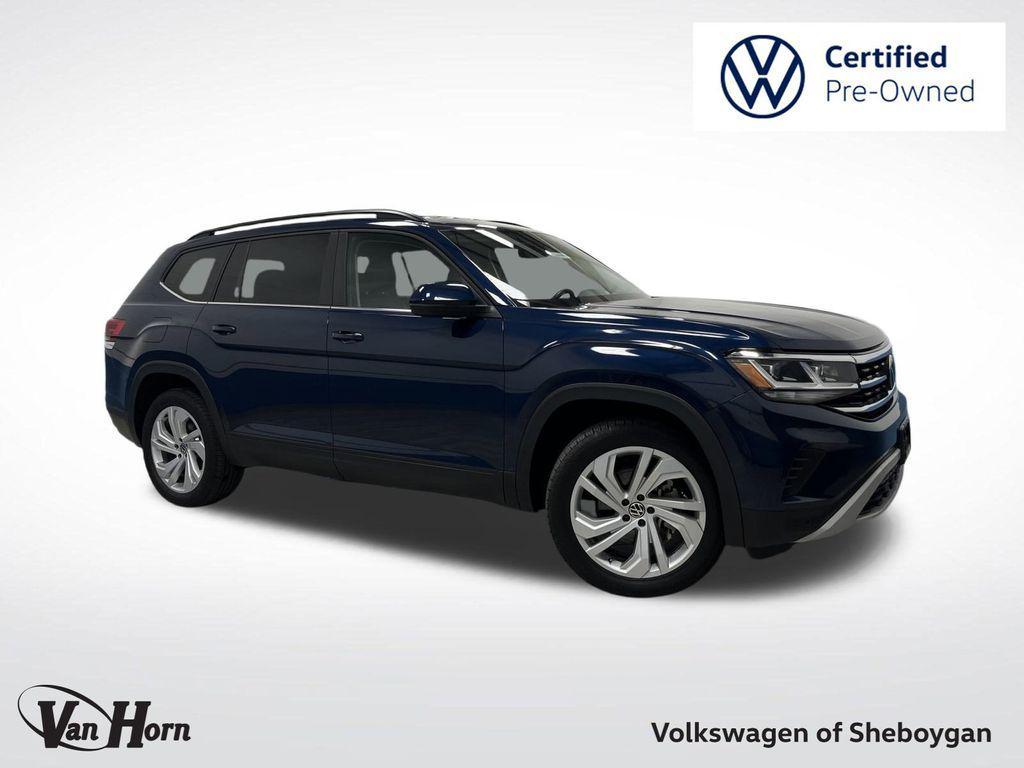 used 2021 Volkswagen Atlas car, priced at $23,255