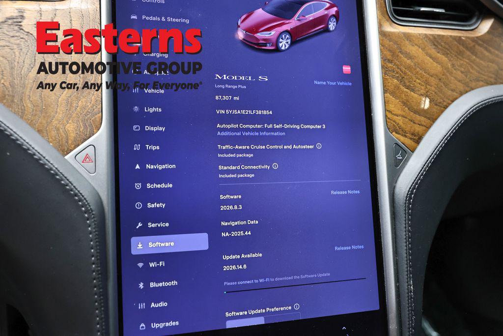 used 2020 Tesla Model S car, priced at $27,950
