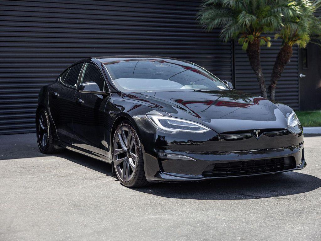 used 2021 Tesla Model S car, priced at $56,683