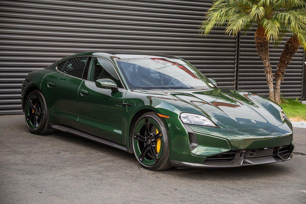 used 2025 Porsche Taycan car, priced at $158,998