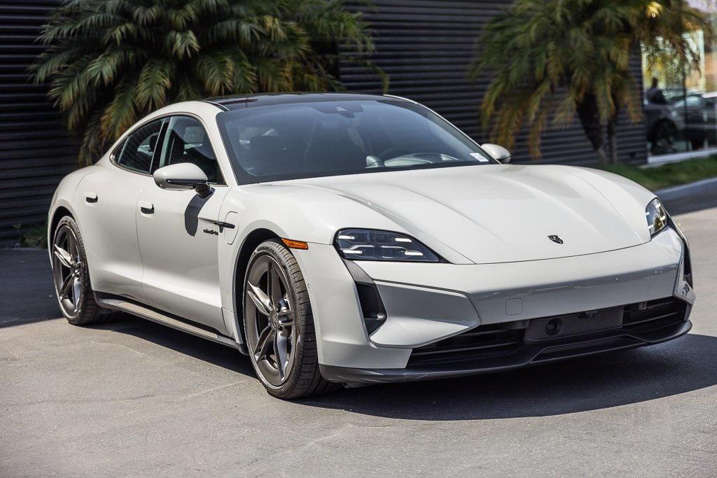 used 2025 Porsche Taycan car, priced at $149,998