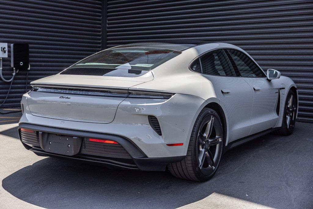used 2025 Porsche Taycan car, priced at $149,998