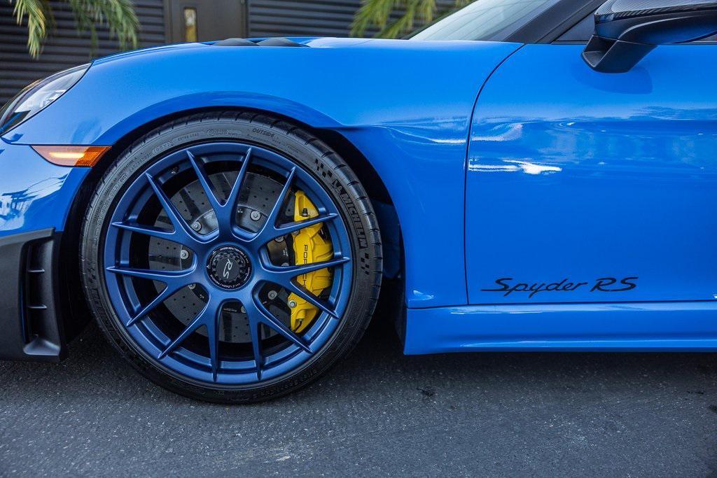 used 2025 Porsche 718 Spyder car, priced at $230,975