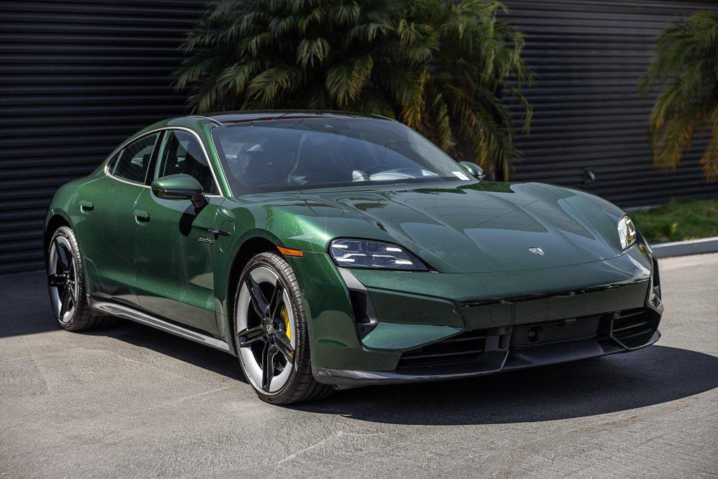 used 2025 Porsche Taycan car, priced at $169,998