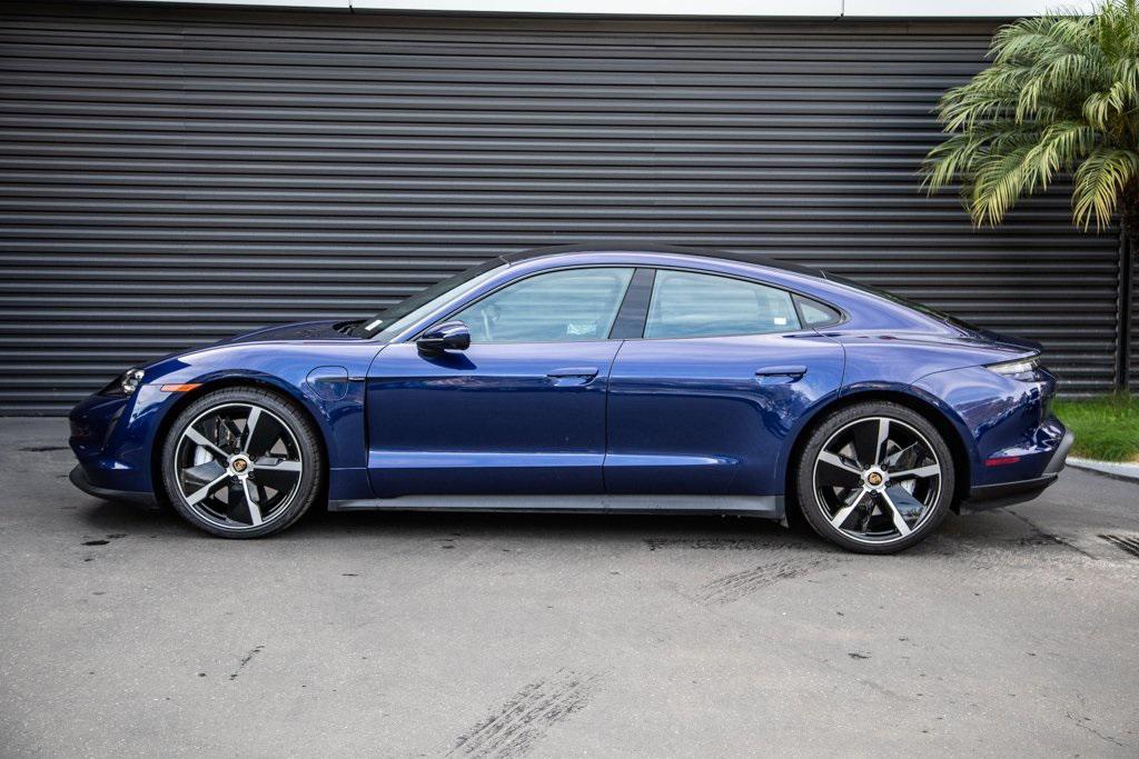 used 2022 Porsche Taycan car, priced at $69,998