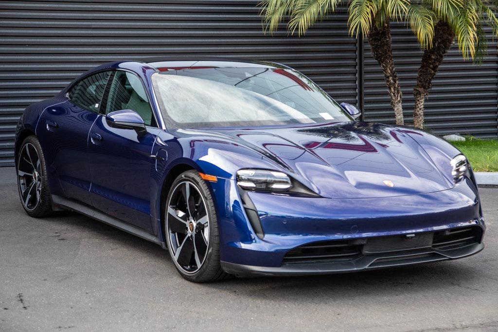 used 2022 Porsche Taycan car, priced at $69,998