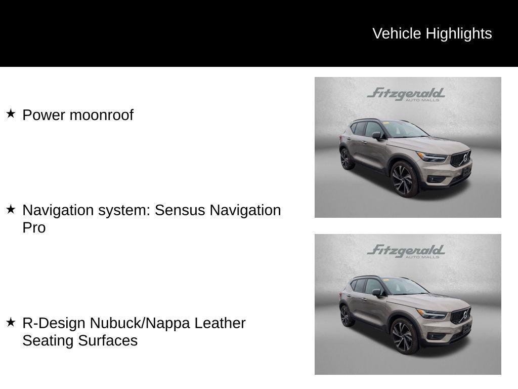 used 2022 Volvo XC40 car, priced at $28,295